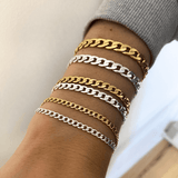 Panser Armbånd 18K Guldbelagt 7mm Camilla Krøyer Jewellery