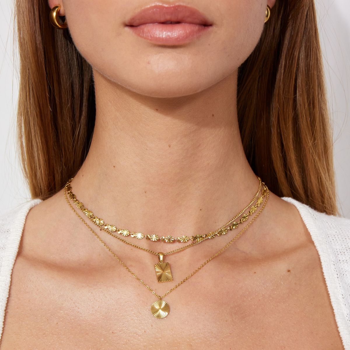 Sun Kiss Choker 18K Guldbelagt Camilla Krøyer Jewellery