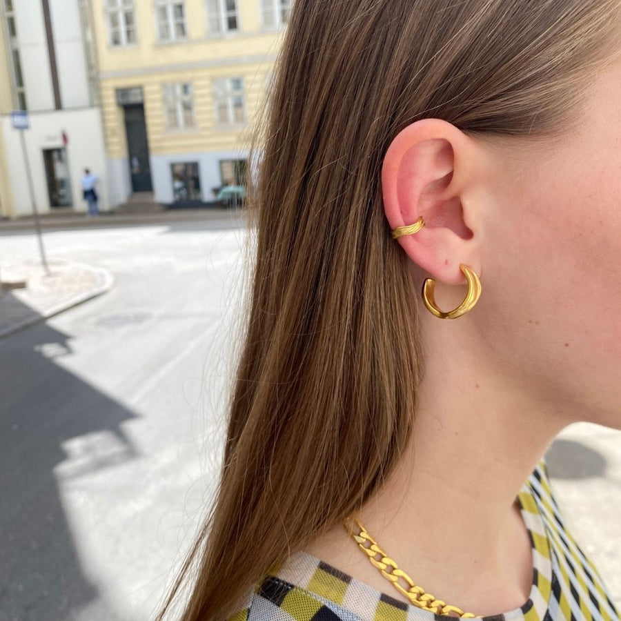 Unika Ear Cuff 18K Guldbelagt Camilla Krøyer Jewellery