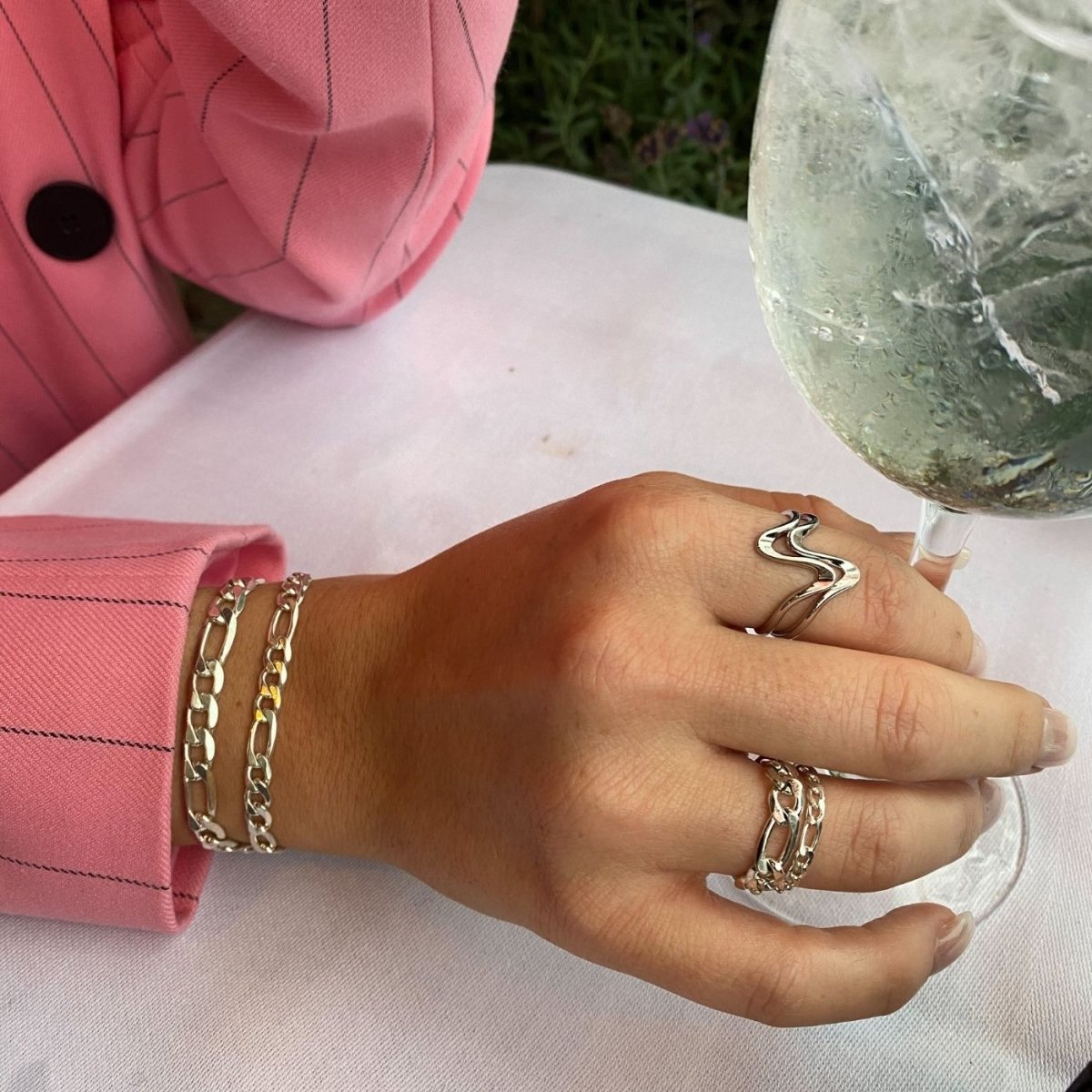 Camilla Krøyer Jewellery Figaro Armbånd 925 Sølvbelagt 5mm