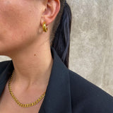 Camilla Krøyer Jewellery Panser Halskæde 18K Guldbelagt 7mm