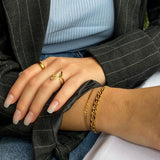 Panser Armbånd 18K Guldbelagt 7mm Camilla Krøyer Jewellery