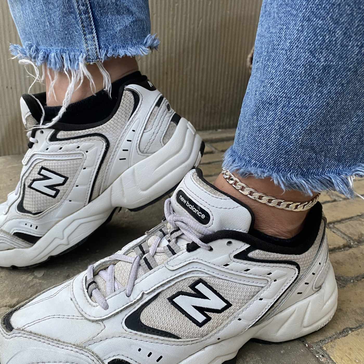 Camilla Krøyer Jewellery Panser Ankelkæde 925 Sølvbelagt 7mm