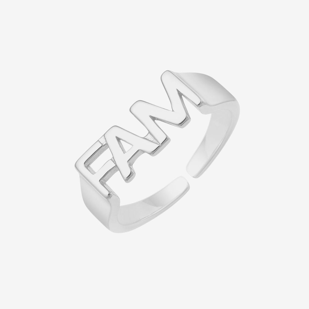 FAM Signet Ring 925S Sølv