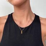 Camilla Krøyer Jewellery DAD Solid Halskæde 18K Guldbelagt [LIMITED EDITION]