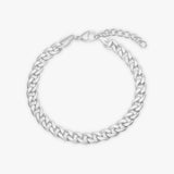 Camilla Krøyer Jewellery Panser Ankelkæde 925 Sølvbelagt 7mm