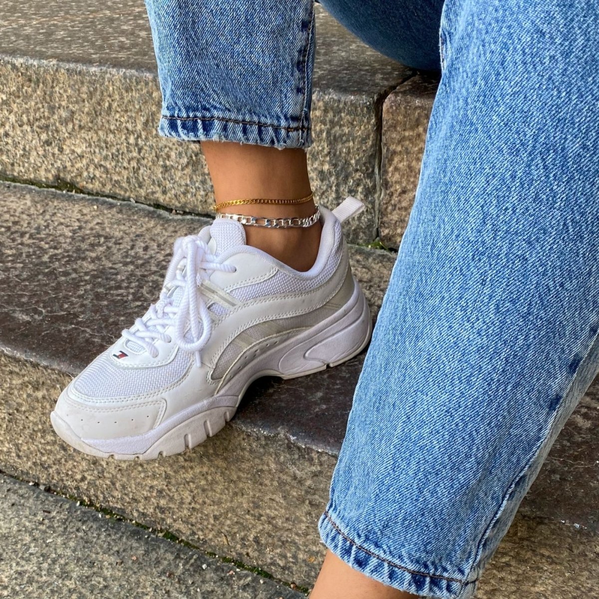 Camilla Krøyer Jewellery Figaro Ankelkæde 925 Sølvbelagt 7mm