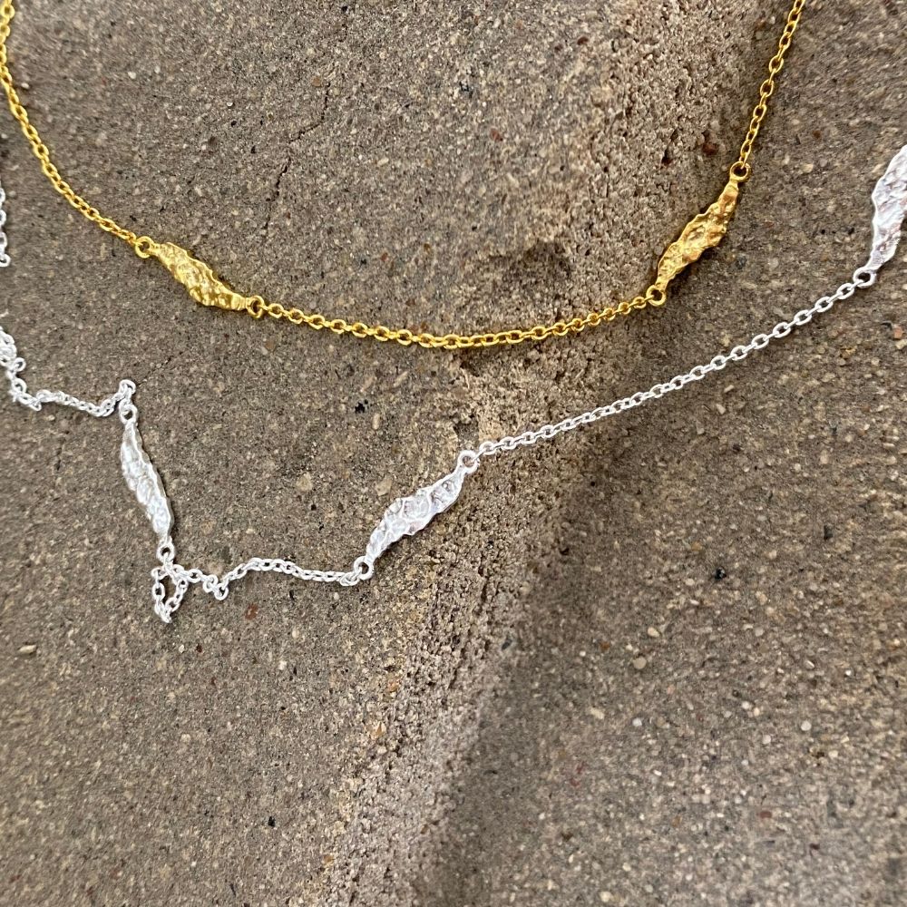 Melted Charm Halskæde 18K Forgyldt Sølv [LIMITED EDITION] -Camilla Krøyer Jewellery 