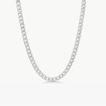 Panser Halskæde 925 Sølvbelagt 7mm Camilla Krøyer Jewellery