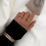 Panser Armbånd 18K Guldbelagt 7mm Camilla Krøyer Jewellery