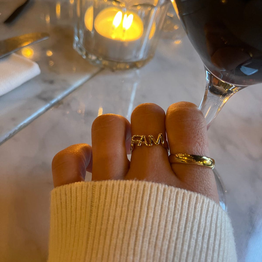 Camilla Krøyer Jewellery FAM Signet Ring 18K Guldbelagt