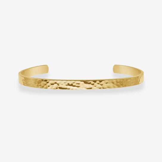 Camilla Krøyer Jewellery Hamret Bangle 18K Guldbelagt 5mm