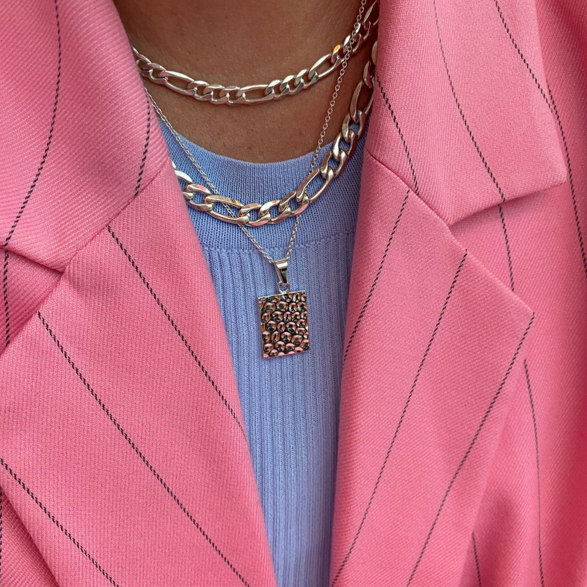 Camilla Krøyer Jewellery Figaro Halskæde 925 Sølvbelagt 7mm