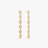 Scoria Dangler øreringe 18K guldbelagt Lang Camilla Krøyer Jewellery
