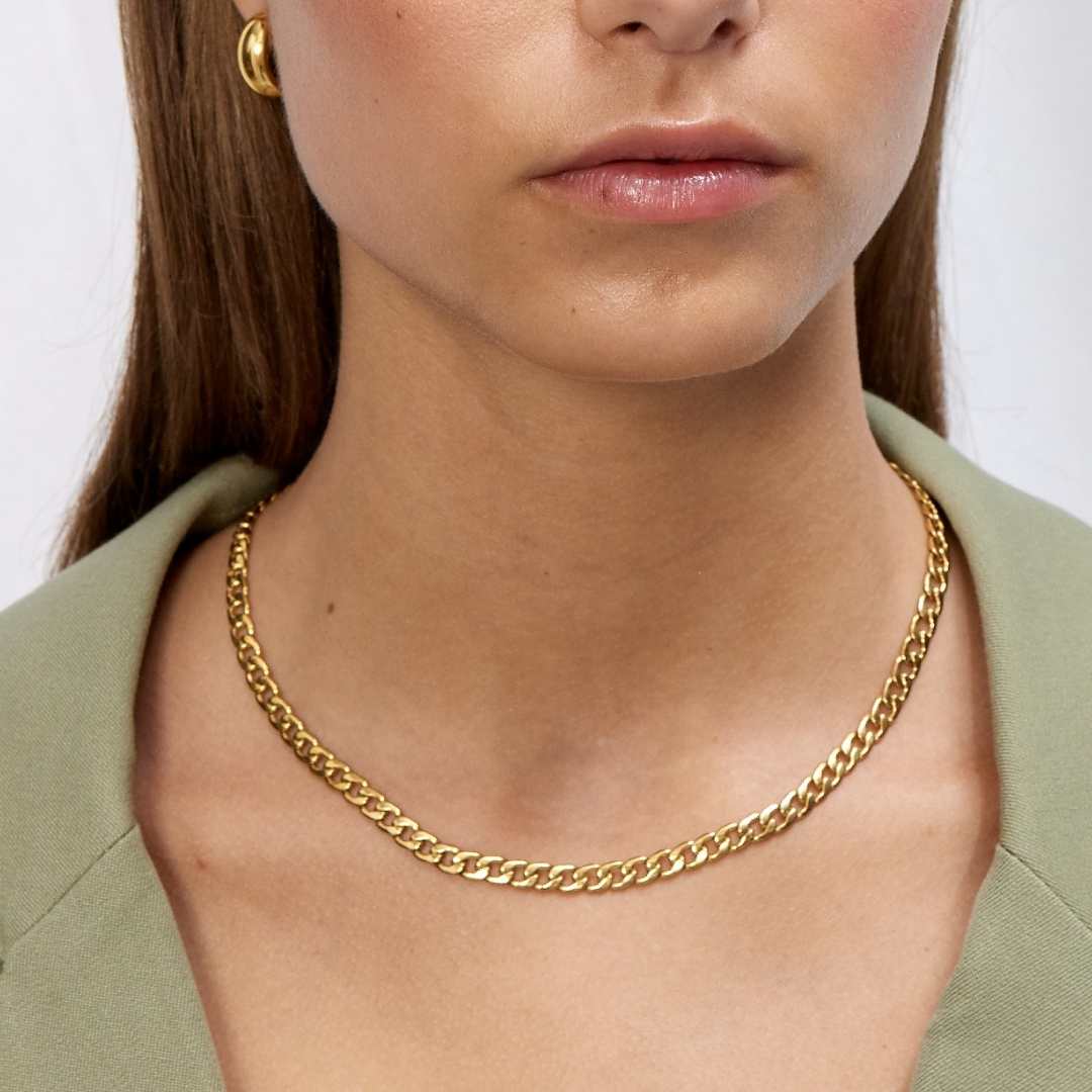 Panser Choker 18K Guldbelagt 5mm Camilla Krøyer jewellery