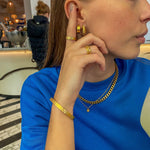 Sun Kiss Halskæde 18K Guldbelagt Firkantet Mini - Camilla Krøyer Jewellery