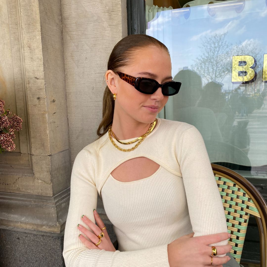 Flad Slangekaede 18K Guldbelagt 6mm Camilla Kroeyer Jewellery 08