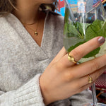 Sun Kiss Rund Ring 18K Guldbelagt Camilla Krøyer Jewellery