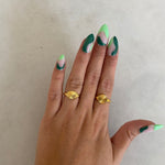 Sun Kiss Rund Ring 18K Guldbelagt Camilla Krøyer Jewellery