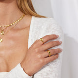 Sun Kiss Rund Ring 18K Guldbelagt Camilla Krøyer Jewellery