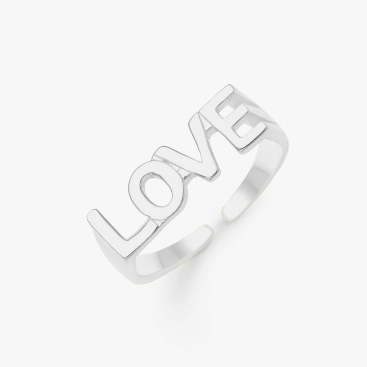 LOVE Signet Ring 925S Sølv Camilla Krøyer Jewellery