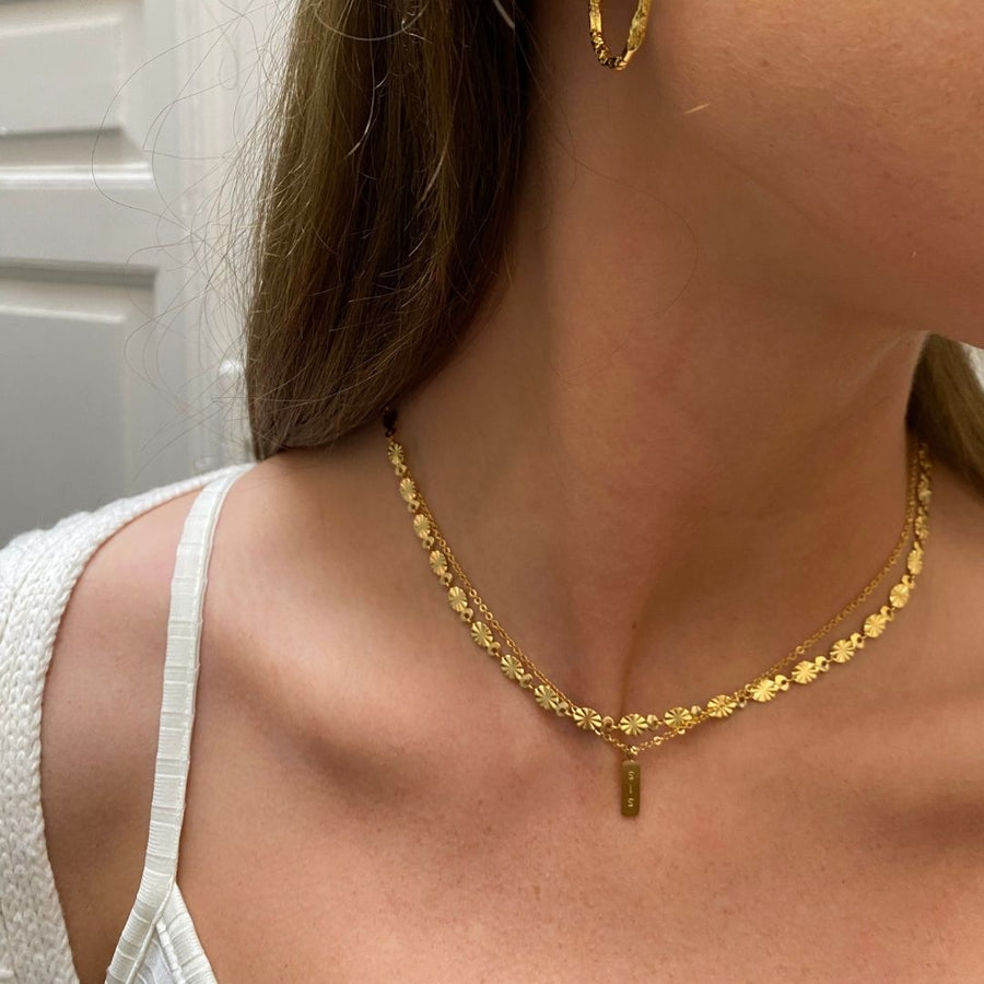Camilla Krøyer Jewellery SIS Solid Halskæde 18K Guldbelagt