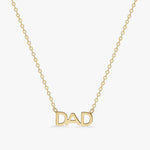 Camilla Krøyer Jewellery DAD Halskæde 18K Guldbelagt