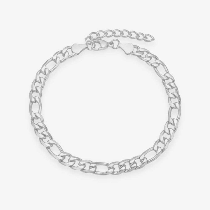 Camilla Krøyer Jewellery Figaro Ankelkæde 925 Sølvbelagt 7mm